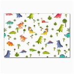 Baby Dino Seamless Pattern Postcards 5  x 7  (Pkg of 10)