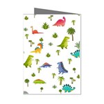 Baby Dino Seamless Pattern Mini Greeting Cards (Pkg of 8)