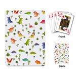 Baby Dino Seamless Pattern Playing Cards Single Design (Rectangle)