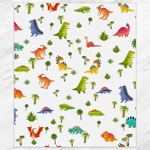 Baby Dino Seamless Pattern Canvas 8  x 10  from ArtsNow.com 8.15 x9.66  Canvas - 1