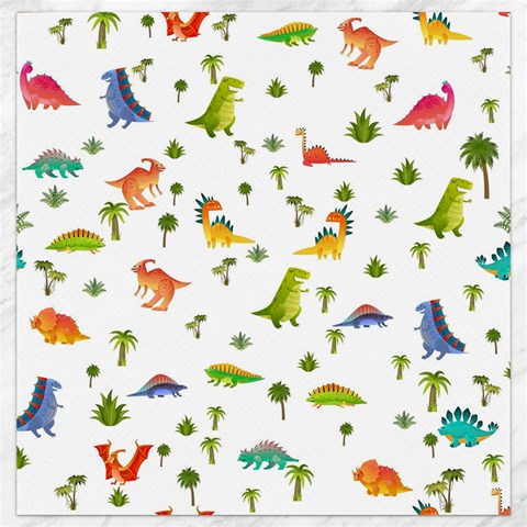Baby Dino Seamless Pattern Canvas 12  x 12  from ArtsNow.com 11.4 x11.56  Canvas - 1