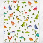 Baby Dino Seamless Pattern Canvas 20  x 24 