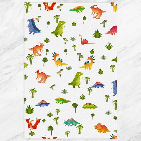 Baby Dino Seamless Pattern Canvas 20  x 30  from ArtsNow.com 19.62 x28.9  Canvas - 1