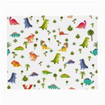 Baby Dino Seamless Pattern Small Glasses Cloth (2 Sides)