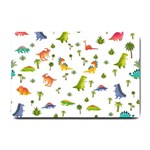 Baby Dino Seamless Pattern Small Doormat