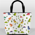 Baby Dino Seamless Pattern Bucket Bag