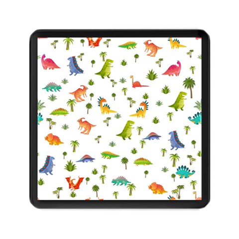 Baby Dino Seamless Pattern Memory Card Reader (Square) from ArtsNow.com Front
