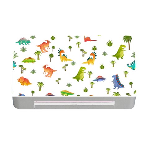 Baby Dino Seamless Pattern Memory Card Reader with CF from ArtsNow.com Front