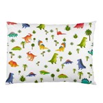 Baby Dino Seamless Pattern Pillow Case (Two Sides)