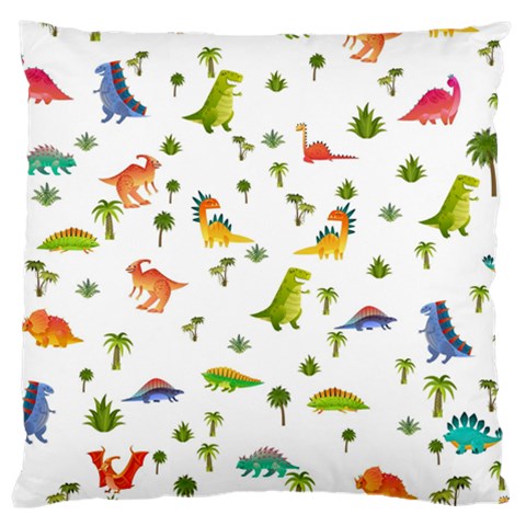 Baby Dino Seamless Pattern Large Cushion Case (Two Sides) from ArtsNow.com Front