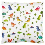 Baby Dino Seamless Pattern Large Cushion Case (Two Sides)