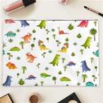 Baby Dino Seamless Pattern Cosmetic Bag (XXL)