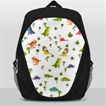 Baby Dino Seamless Pattern Backpack Bag