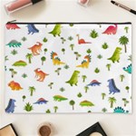 Baby Dino Seamless Pattern Cosmetic Bag (XXXL)