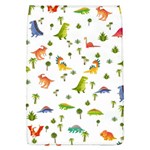 Baby Dino Seamless Pattern Removable Flap Cover (L)