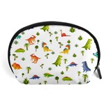 Baby Dino Seamless Pattern Accessory Pouch (Large)