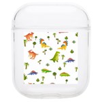 Baby Dino Seamless Pattern AirPods 1/2 Case