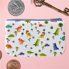Baby Dino Seamless Pattern Large Coin Purse from ArtsNow.com Back