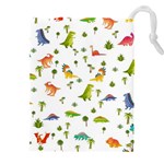 Baby Dino Seamless Pattern Drawstring Pouch (5XL)