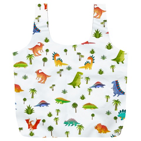 Baby Dino Seamless Pattern Full Print Recycle Bag (XXL) from ArtsNow.com Front