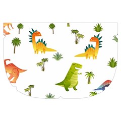 Baby Dino Seamless Pattern Make Up Case (Small) from ArtsNow.com Side Right