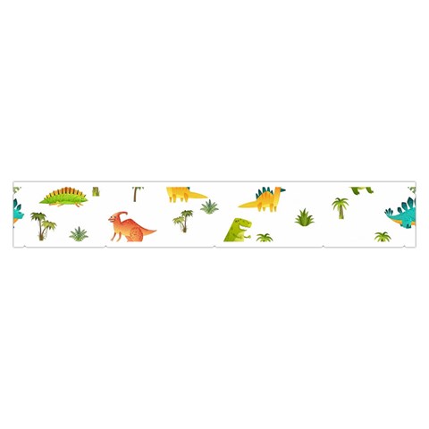 Baby Dino Seamless Pattern Make Up Case (Medium) from ArtsNow.com Zipper Front