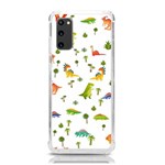 Baby Dino Seamless Pattern Samsung Galaxy S20 6.2 Inch TPU UV Case