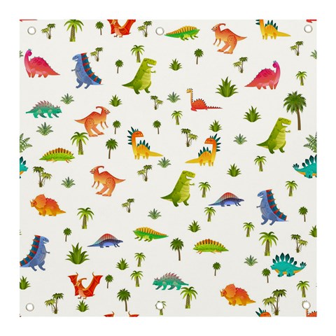 Baby Dino Seamless Pattern Banner and Sign 3  x 3  from ArtsNow.com Front