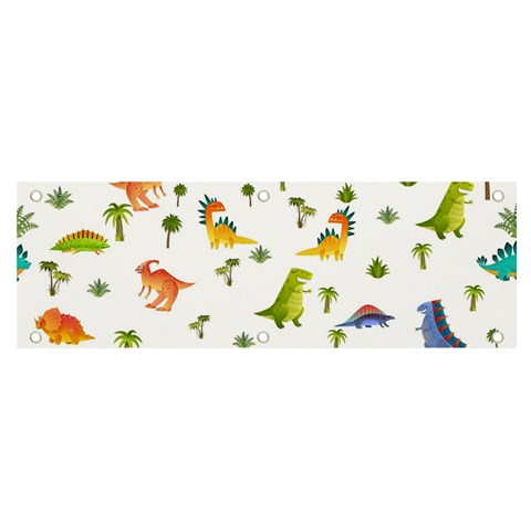 Baby Dino Seamless Pattern Banner and Sign 6  x 2  from ArtsNow.com Front