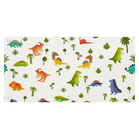 Baby Dino Seamless Pattern Banner and Sign 6  x 3  from ArtsNow.com Front