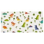 Baby Dino Seamless Pattern Banner and Sign 6  x 3 