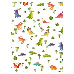 Baby Dino Seamless Pattern Playing Cards Single Design (Rectangle) with Custom Box from ArtsNow.com Card