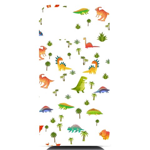 Baby Dino Seamless Pattern iPhone 14 Black UV Print Case from ArtsNow.com Front