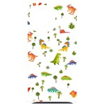 Baby Dino Seamless Pattern iPhone 14 Pro Max Black UV Print Case