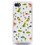 Baby Dino Seamless Pattern iPhone SE