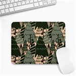 Christmas Vector Seamless Tree Pattern Small Mousepad