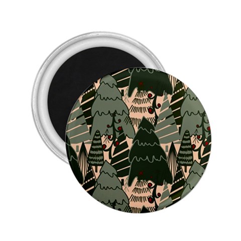 Christmas Vector Seamless Tree Pattern 2.25  Magnets from ArtsNow.com Front