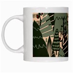 Christmas Vector Seamless Tree Pattern White Mug