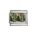 Christmas Vector Seamless Tree Pattern Italian Charm (9mm)