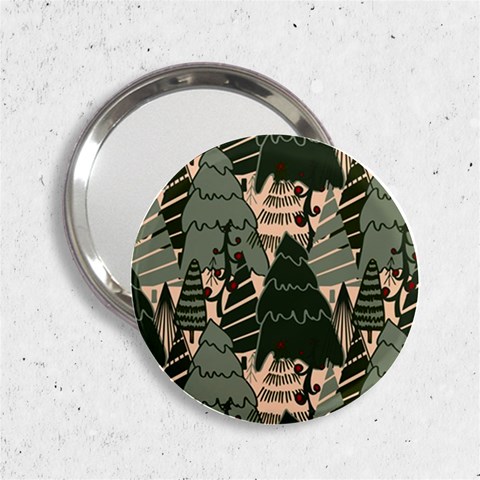 Christmas Vector Seamless Tree Pattern 2.25  Handbag Mirrors from ArtsNow.com Front
