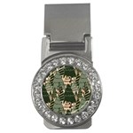 Christmas Vector Seamless Tree Pattern Money Clips (CZ) 