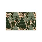 Christmas Vector Seamless Tree Pattern Sticker Rectangular (10 pack)