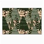 Christmas Vector Seamless Tree Pattern Postcards 5  x 7  (Pkg of 10)
