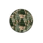 Christmas Vector Seamless Tree Pattern Hat Clip Ball Marker
