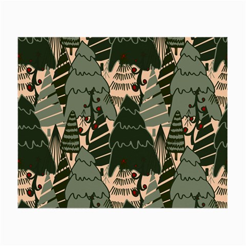 Christmas Vector Seamless Tree Pattern Small Glasses Cloth from ArtsNow.com Front