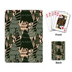 Christmas Vector Seamless Tree Pattern Playing Cards Single Design (Rectangle)