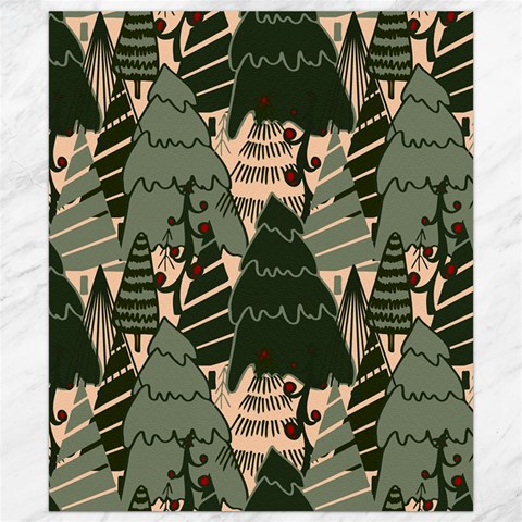 Christmas Vector Seamless Tree Pattern Canvas 8  x 10  from ArtsNow.com 8.15 x9.66  Canvas - 1