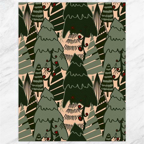 Christmas Vector Seamless Tree Pattern Canvas 12  x 16  from ArtsNow.com 11.86 x15.41  Canvas - 1