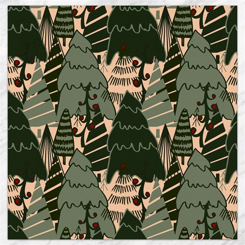 Christmas Vector Seamless Tree Pattern Canvas 16  x 16  from ArtsNow.com 15.2 x15.41  Canvas - 1
