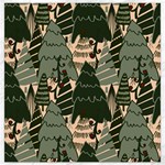 Christmas Vector Seamless Tree Pattern Canvas 16  x 16 
